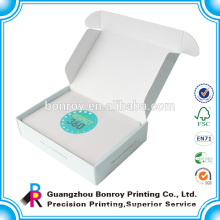 High quality wholesale custom white Corrugated Gift Paper Box